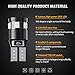 AUXLIGHT 194 168 2825 W5W T10 LED Bulbs Brilliant Red, Ultra Bright Error Free 9-SMD 2835 Chipsets Replacement for Car Interior Dome Map Door Courtesy License Plate Lights (Pack of 2)