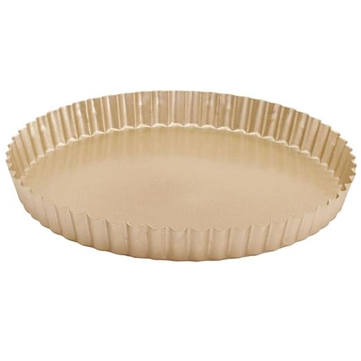 gaddrt 8/10 Inch Round Pizza Pan Bandeja de acero al carbono ...