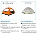 LETHMIK Backpacking Tent, Instant Automatic pop up Tent, 2-4 Person, Waterproof Lightweight Double Layer Camping Tent for Outdoor Hunting, Hiking, Climbing, Travel