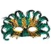 4E's Novelty Mardi Gras Mask Bulk Pack of 24 Fantasy Feather Masks 12 Assorted Styles, Masquerade Masks for Mardi Gras Party Favors for Man and Women