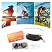 Floatable Sports Sunglasses, Marchpower 100% UVA/UVB Protection, TR90 Frame wear-resistant Sports Glasses for Driving, Cycling, Running, Fishing, boating, surfing, water-skiing (Gray)
