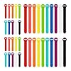 Self-Gripping Cable Ties by Wrap-It Storage, Multi-Color, 40 Pack (4 Inch and 8 Inch Straps) – Reusable Hook and Loop…