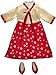 Korean Hanbok Dress & Shoes - Fits 18