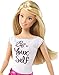 Barbie Fashionistas Doll with Pink Skirt and Be Yourself Shirt