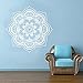 Wall Decal Decor Yoga Flower Mehndi Indian Mandala OM Buddha Symbol Wall Decal Buddhism Decor Art Sticker VInyl Mural(44
