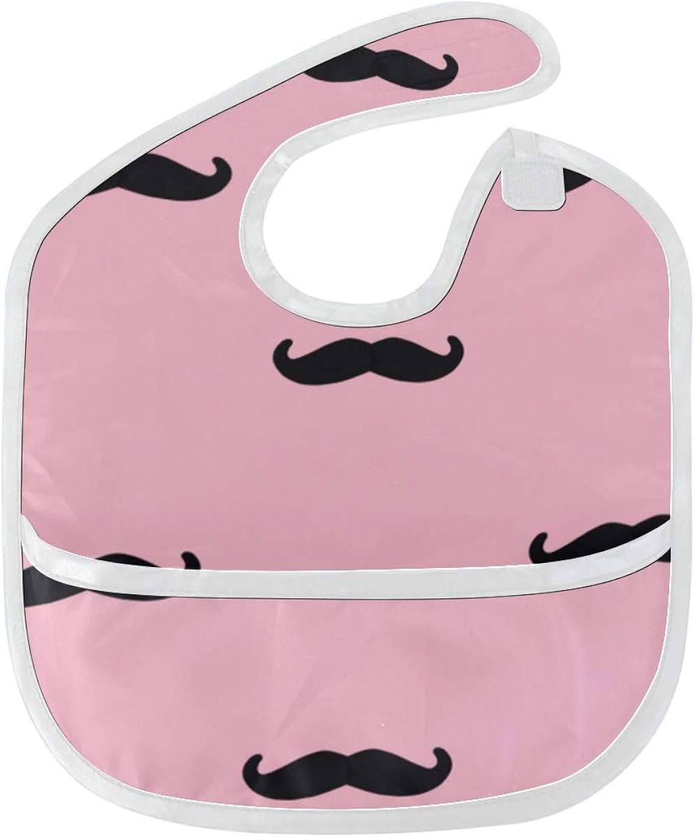 Bib For Feeding Fashion Funny Cute Colorful Beard Soft Baby Bibs Soft