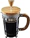 Starizzo French Press Coffee Maker For Home & Work, Travel, Camping, Tea, Cold Brew | Stylish Bamboo, BONUS Measuring Spoon, Compact Size 20oz | 600ml