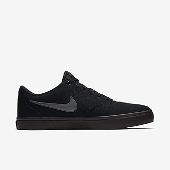 nike sb check solar canvas black gum