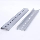 Taiss 3 Pcs DIN Rail 35mm Aluminum Slotted 250mm Long for Electrical view 5