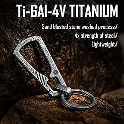 KeyUnity KM04 Titanium Carabiner Keychain