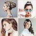 21Pcs Acrylic Resin Hair Clips Set,MASWATER Premium Acrylic Hair Barrettes,Fashion Geometric Marble Rectangle Clips Duckbill Alligator Clips for Women Ladies Hair accessories