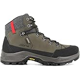 Alpina STADOR Premium Hiking Boots | 7 Inch Ankle High | Waterproof Outdoor Trekking Shoes with Breathable Membrane | Vibram - All Weather Grip - Slip Resistant Sole | Made in Europe