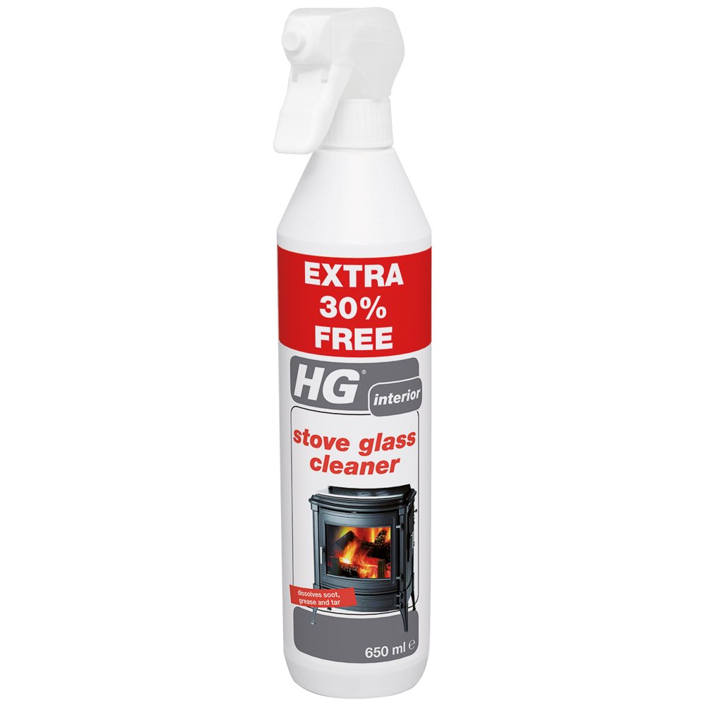 HG Stove Glass Cleaner 500 ml - Dissolves Soot, Grease and Tar - for Use on the Glass Surfaces of Stoves and Hearths