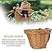 Children’s Bicycle Basket Waterproof Rattan Bike Basket for Kids Studentsthumb 3