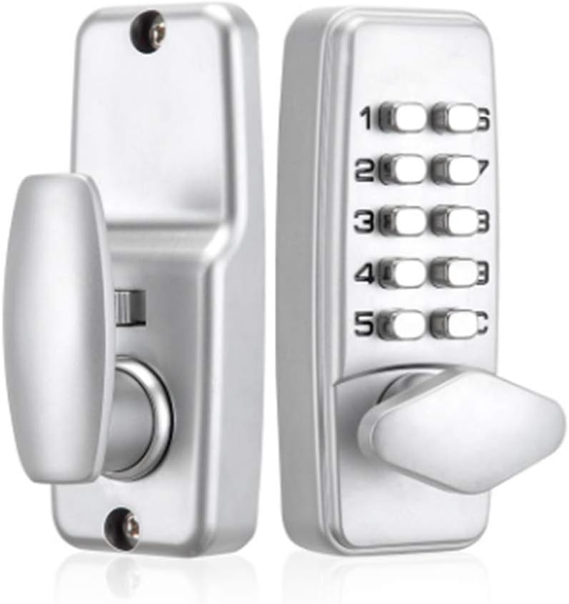 Security Home For Knob Lock Door Keypad Button Push Balcony Kitchen For Latch Door Combination Digit 1 9 Lock Password Door Sliding Lock Door Password Mechanical Digital Stainless Silver Steel Gate Locks Gate Hardware Security Home For Knob Lock Door Keypad Button Push Balcony Kitchen For Latch Door Combination Digit 1 9 Lock Password Door Sliding Lock Door Password Mechanical Digital Stainless Silver Steel Gate Locks Gate Hardware