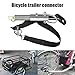 Liveday Universal Bike Trailer Bike Trailer Connector Hitch Baby Pet Hitch Linker Connector Bicycle Rear Rack Accessories