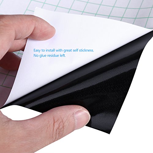 WINOMO 4D Carbon Fiber Wrap Roll DIY Sticker for Car Auto Vehicle Decor 30x300cm (Black)