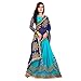 Saree Sari Designer Indian Dress Bollywood Ethnic Party Traditional (Free Size, Blue)