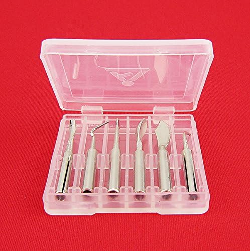 Earlywish 6 Wax Tip Pot for Dental Lab Electronic Waxer Wax Pen Pencil
