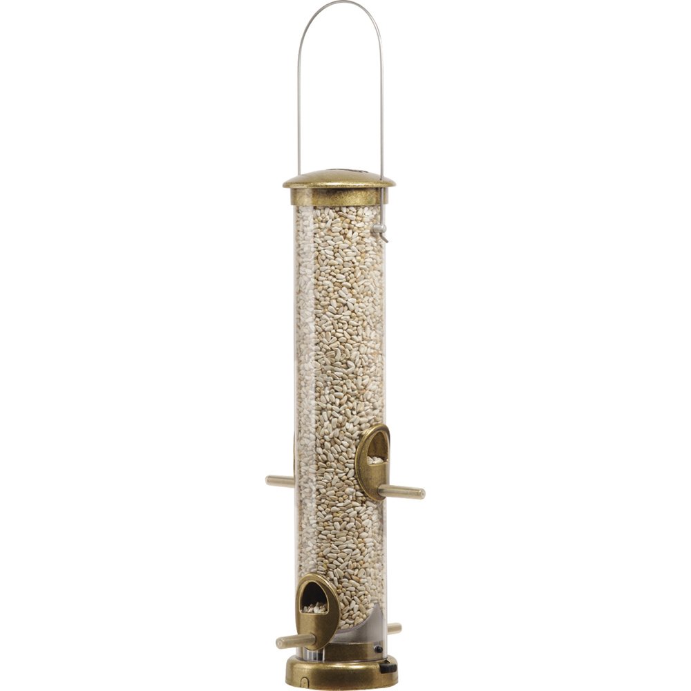 Aspects 395 Quick-Clean Seed Tube Feeder, Medium - Antique Brass