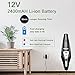 LOLLDEAL Rechargeable Cordless Handheld Vacuum, Powerful Hand Vacuum Cleaner, 12V 100W with Quick Charge, Light Weight Portable Hand Held Vacuum, Durable Stainless Steel Filter, Carry Bag, Black