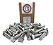 Chenango Supply Stainless 3/8-16 X 1-1/4inches Hex Head Bolts (3/4inches to 5inches Length in Listing), 304 Stainless Steel, 25 Pieces (3/8-16 X 1-1/4