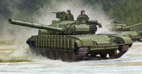 Trumpeter Soviet T-64 BV Mod 1985 Model Kit (1/35 Scale)