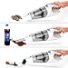 Vacplus Car Vacuum Cleaner, DC 12 Volt Portable Handheld Vacuum Cleaner for Car of 5.0 KPa Suction with LED Light, Stainless Steel HEPA Filter, 16.4ft Cable for Wet & Dry Use – White
