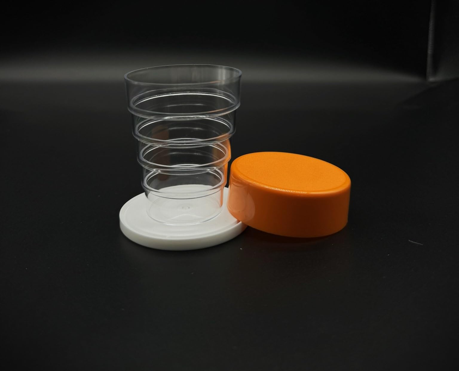 Kimmel Folding Cup with Mirror for Camping, Picnic, Travel, Household Folding Cup