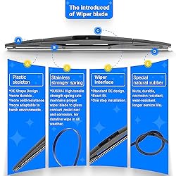 RAINTOK Windshield Wiper Blades Replacement for