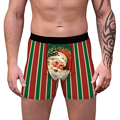 niceone Men's Mid-Waist Breathable Boxer Briefs Men's Christmas Print  Stretch Slim Plus Size Briefs Supporter Jockstrap for Men Babydoll Lingerie  Sexy Funny Trunks Home Pants Red-02 M in Dubai - UAE |
