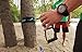 HopOn Slacklines Slackline Tree Protector Kit - 2 piece Tree Guards by Regular & Long - Durable Green or Black Non-Slip Felt Wrap Pads with Velcro for Outdoor Use - Easy Install