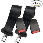 2 X 14" Car Auto Seat Seatbelt Safety Belt Extender Extension ( 7/8" 22mm wide metal tongue ) Buckle