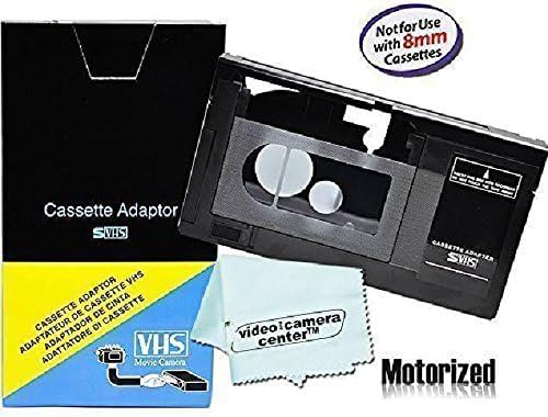 GOOD MEDIA Vhs C Cassette Adapter For Jvc Panasonic Camcorder Video Motorized Vhs Vcr New