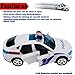 Bump and Go Police Toy Car - Battery Operated Novelty Cop Toy Car with Bump and Go Action | Sirens | Lights for Kids 3 Years and Up - Car Changes Direction on Contact