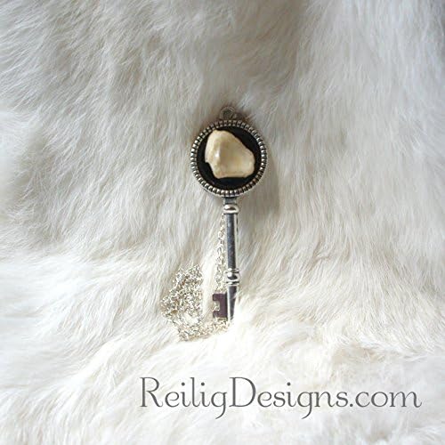Skeleton Key with Human Carpal Bone
