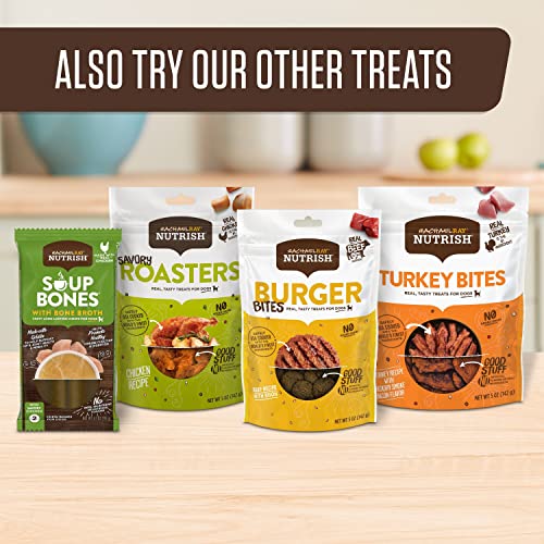 NUTRISH SOUP BONES PREMIUM DOG CHEWS WITH REAL BEEF AND BARLEY, 11 CHEWS, PACKAGING MAY VARY (RACHAEL RAY)