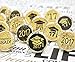 Class of 2017 Graduation Party Favor Stickers, Set of 324 (Black and Gold)