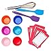 Kids Cupcake Kit / 15 Pieces/Colorful Gift Box/Perfect Kids Baking Set/Quality Whisk, Spatulas and Cupcake Cups/Bonus Shopping Lists and Coupon