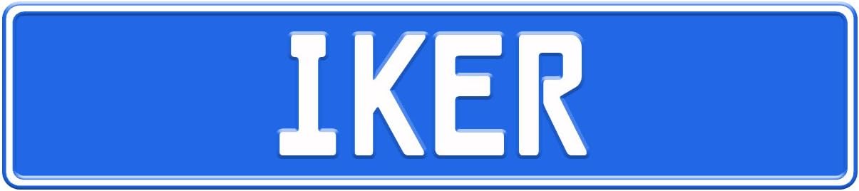 Iker License Plate