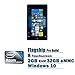 NuVision 8-inch Full HD (1920 x 1200) IPS Touchscreen Tablet PC, Intel Atom Z8300 Quad-Core Processor, 2GB RAM, 32GB SSD eMMC, Webcam, WIFI, Windows 10, Silver