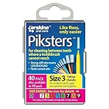 PIKSTERS 0.60 mm Size 3 Yellow Interdental Brush by PIKSTERS