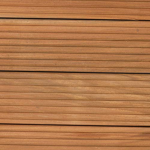 HORI® Bangkirai Terrassendiele Komplettset Massiv Diele I Fläche: 8 m² I 3,96 m Dielenlänge – Bild 5