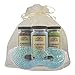 Village Naturals Therapy Aches and Pains Concentrated Bath Soak and Gel Bead Eye Mask Bath Salts Set (Variety Pack)