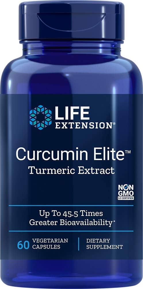 Life Extension Super Bio-Curcumin Turmeric Extract 400mg, 60 Vegetarian Capsules: Health & Personal Care
