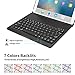 New iPad 9.7 Keyboard Case,Dingrich 7 Color Backlit Aluminum [Built in Stand] Bluetooth Keyboard Case for New iPad 9.7 inch 5th Generation iPad (NOT for iPad Pro 9.7) (Black)