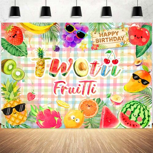 HANSHUAI Twotti Frutti Birthday Backdrop FU024YL