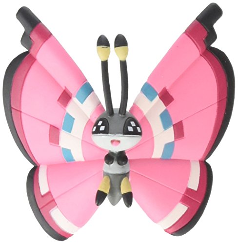 Takaratomy Official Pokemon X and Y MC-024 2" Vivillon/Bibiyon Action Figure