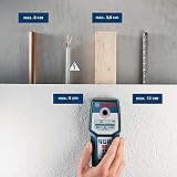 Bosch Professional GMS 120 Stud Finder Drill Hole Marker 3 Detection Modes view 2