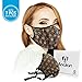 ANALAN Mouth Mask Anti Pollution Dust Mask Washable And Reusable Mask For Flu Pollen Allergies Somke (Gold Life Flower)),